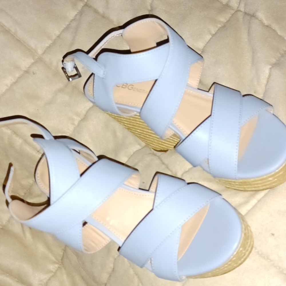 Bcbgeneration Light Blue Wedges - image 1